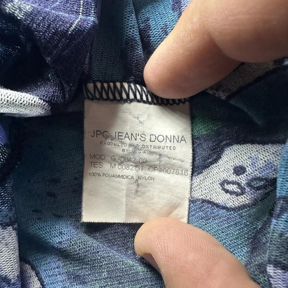 Vintage JPG Jean Paul Gaultier Mesh Bacteria SS 2001 Top Womens M Medium Tank - Picture 12 of 15